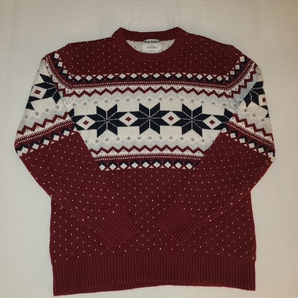 Old Navy Cozy Matching Fair Isle Sweater Size Small - Picture 2 of 11